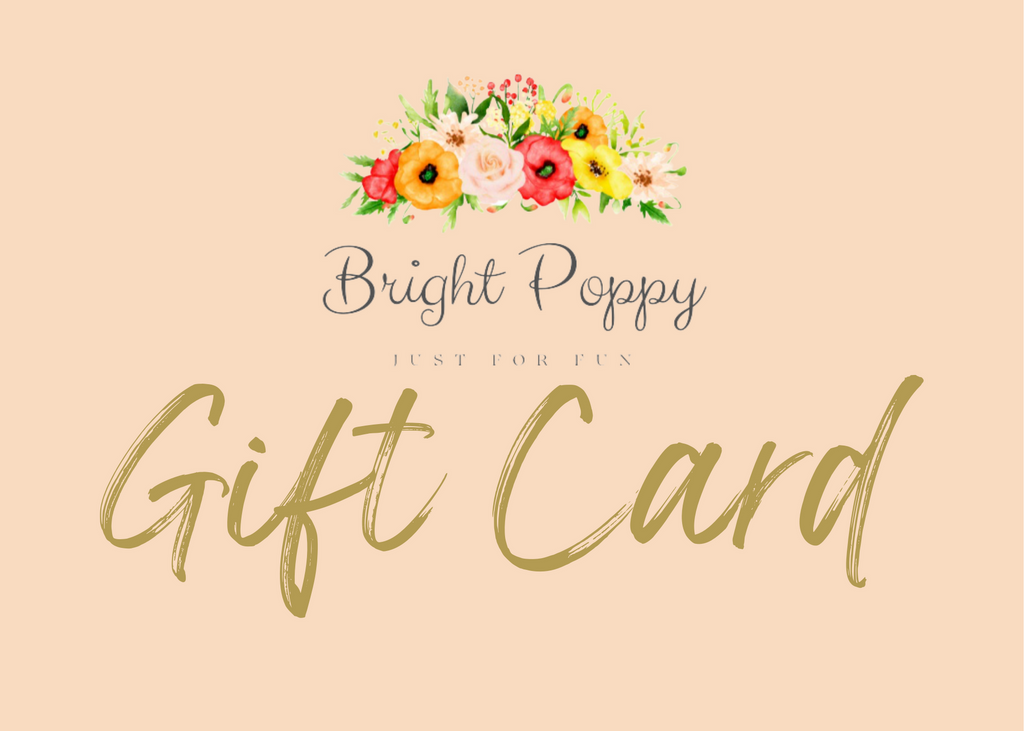 Bright Poppy NZ Gift Card