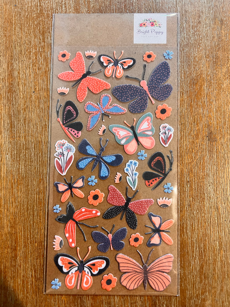 Butterfly Fluffy Stickers